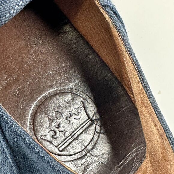 Peter Millar Shoes Men’s Size 13 M Blue Breeze Canvas Slip On Casual Footwear - Picture 14 of 15